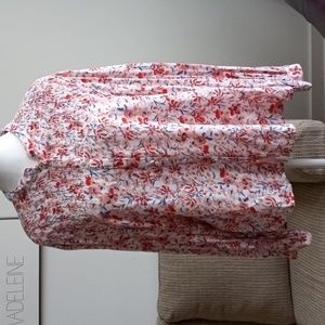 Time and Tru Large peasant blouse.  Full front buttons, smocked top.  EUC